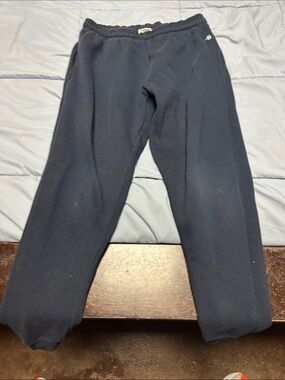 New Balance Men's Navy Fleece Jogger Sweatpants